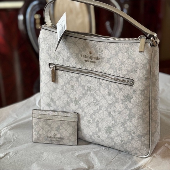 🔥 NWT Kate Spade Crossbody Bag & Cardholder Set w/ Monogram - Picture 1 of 12